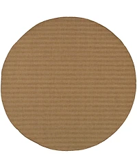 Oriental Weavers Karavia 001X3 Tan 7'10" Round Rug