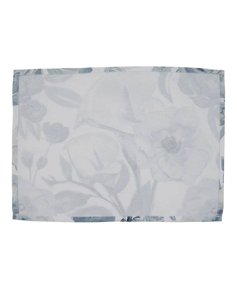 Saro Lifestyle Watercolor Floral Placemat Set of 4