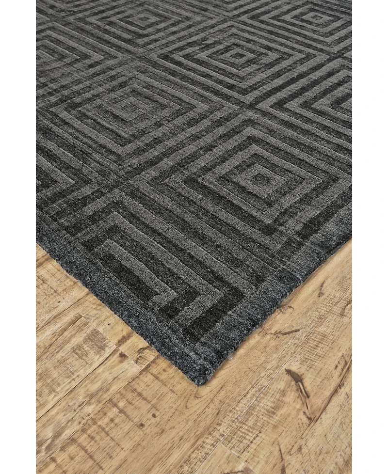 Feizy Gramercy R6326 Slate 5'6" x 8'6" Area Rug