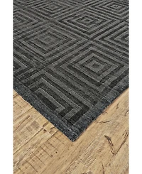 Feizy Gramercy R6326 Slate 5'6" x 8'6" Area Rug