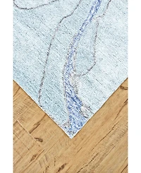 Closeout! Feizy Cosmo R8624 Robins Egg 5' x 8' Area Rug