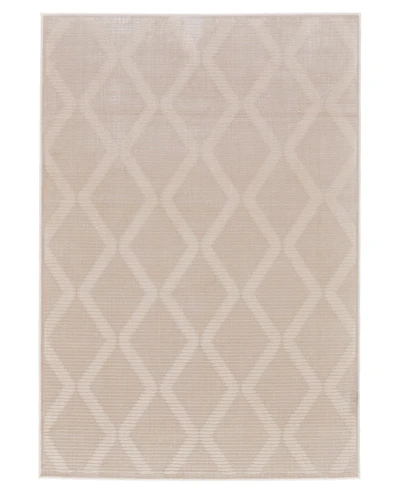 Feizy Prasad R3678 Cream 5' x 8' Area Rug