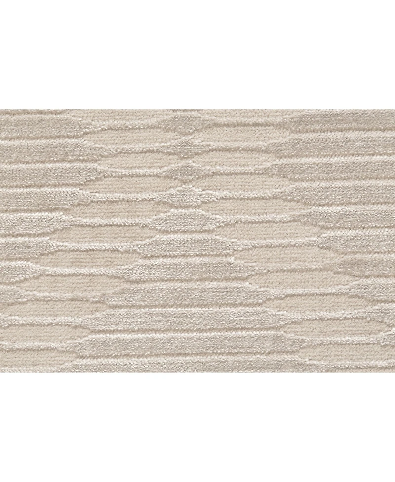 Feizy Prasad R3678 Cream 2'10" x 7'10" Runner Rug