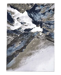 Feizy Gaspar R3838 Gray 1'8" x 2'10" Area Rug