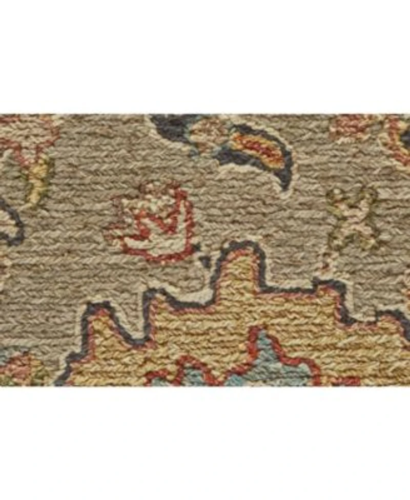 Closeout Feizy Evie R0760 Sage Area Rug