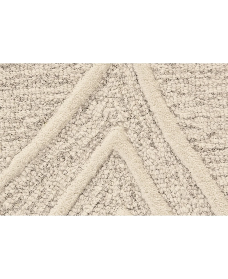 Feizy Enzo R8738 Ivory 5' x 8' Area Rug