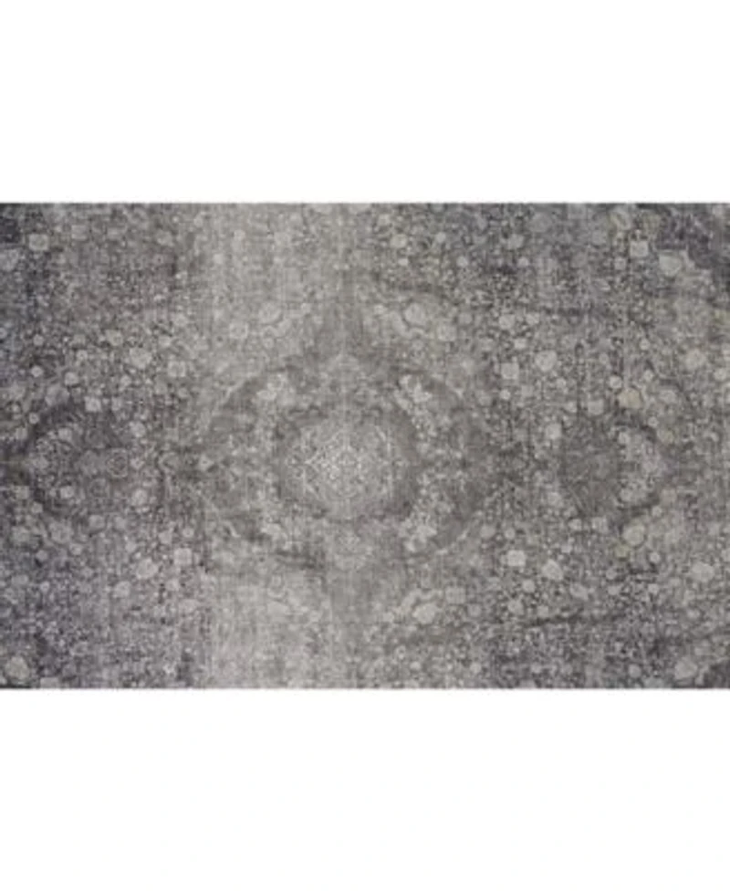 Simply Woven Michaela R3967 Charcoal Area Rug