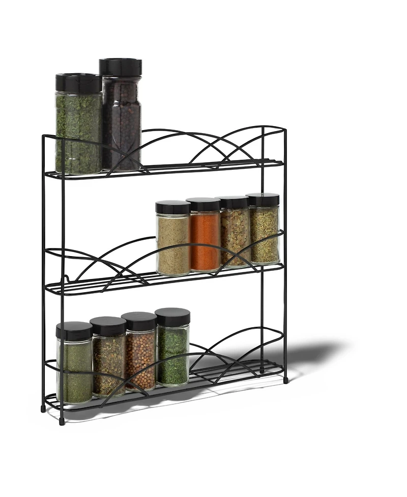 Spectrum Countertop Wall Mount 3-Tier Spice Rack
