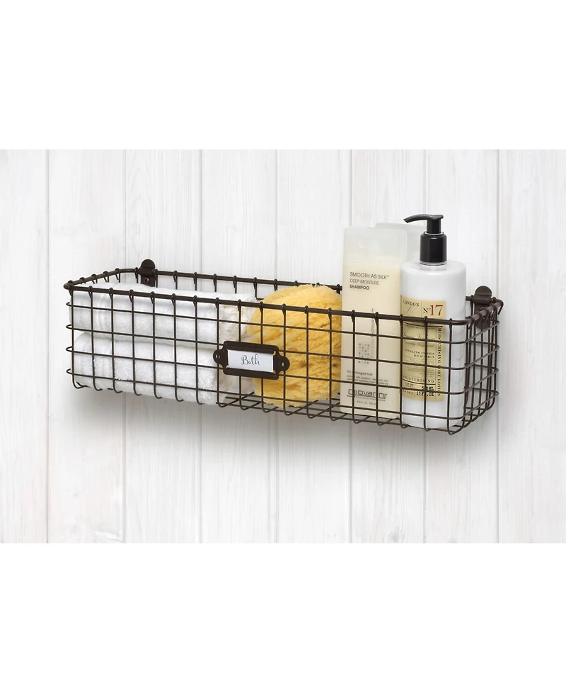 Spectrum Vintage-like Living Wall Mount Basket