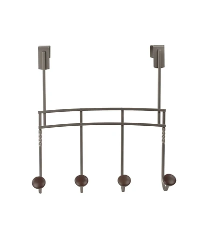 Spectrum Cambridge Over The Door 4-Hook Rack