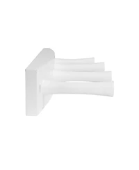 Spectrum Diversified Wall-Mounted 4 Peg Wood Hook Rack