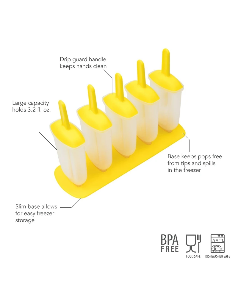 Tovolo Classic Pop Mold Set Of 5