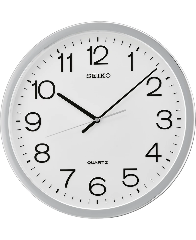 Seiko White Wall Clock
