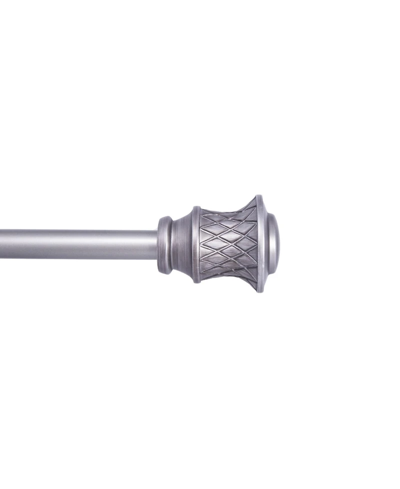 Kenney Jamey 5/8" Adjustable Decorative Curtain Rod for Easy Installation
