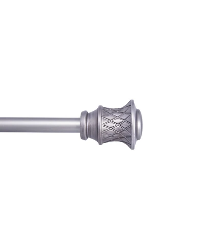 Kenney Jamey 5/8" Adjustable Decorative Curtain Rod for Easy Installation
