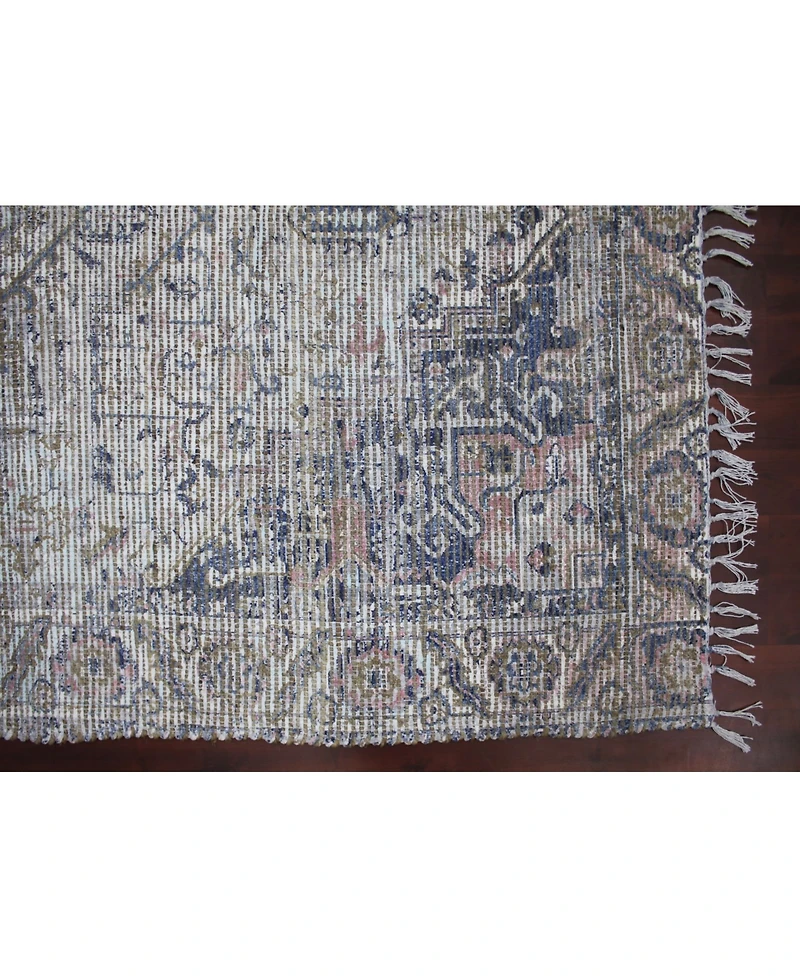 Amer Rugs Prairie Pre-5 Mist/ Pink 5' x 7'6" Area Rug