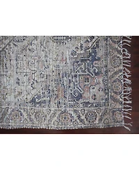 Amer Rugs Prairie Pre-5 Mist/ Pink 5' x 7'6" Area Rug