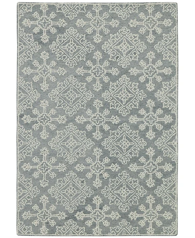 Amer Rugs Boston Bos-33 Gray 5' x 7'6" Area Rug