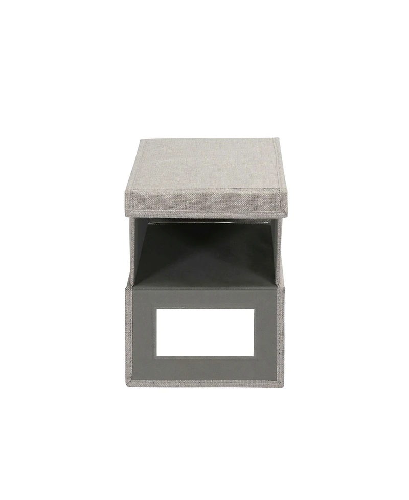 Household Essentials Small Drop Front Shoe 2 Pack