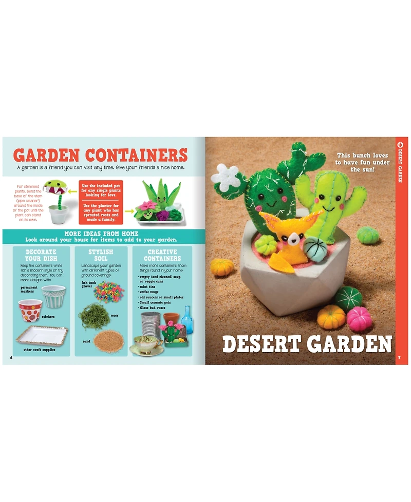 Klutz Sew Mini Gardens