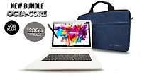 Linsay 10.1 Octa-Core Tablet 4GB Ram 128GB Storage Android 15 Premium Business Bundle with "oracle" Keyboard case, Briefcase and Pen stylus