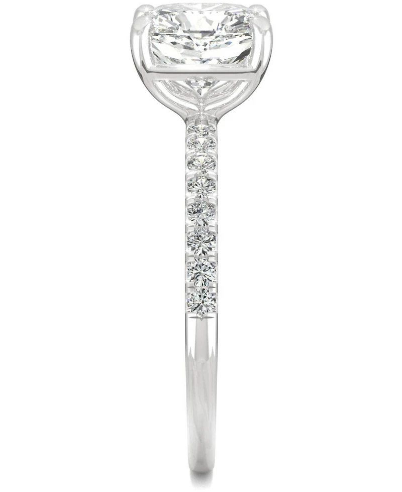 Charles & Colvard Moissanite Engagement Ring (2-5/8 ct. t.w. Dew) in 14k White Gold
