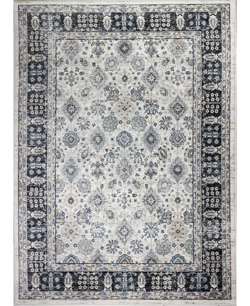 Closeout! Bashian Plymouth Ply-08 Ivory 2'6" x 8' Runner Rug