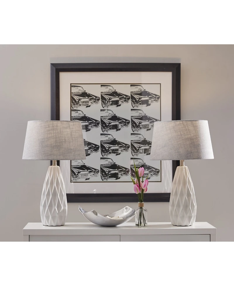 Adesso Joan 2 Piece Table Lamp Bonus Pack