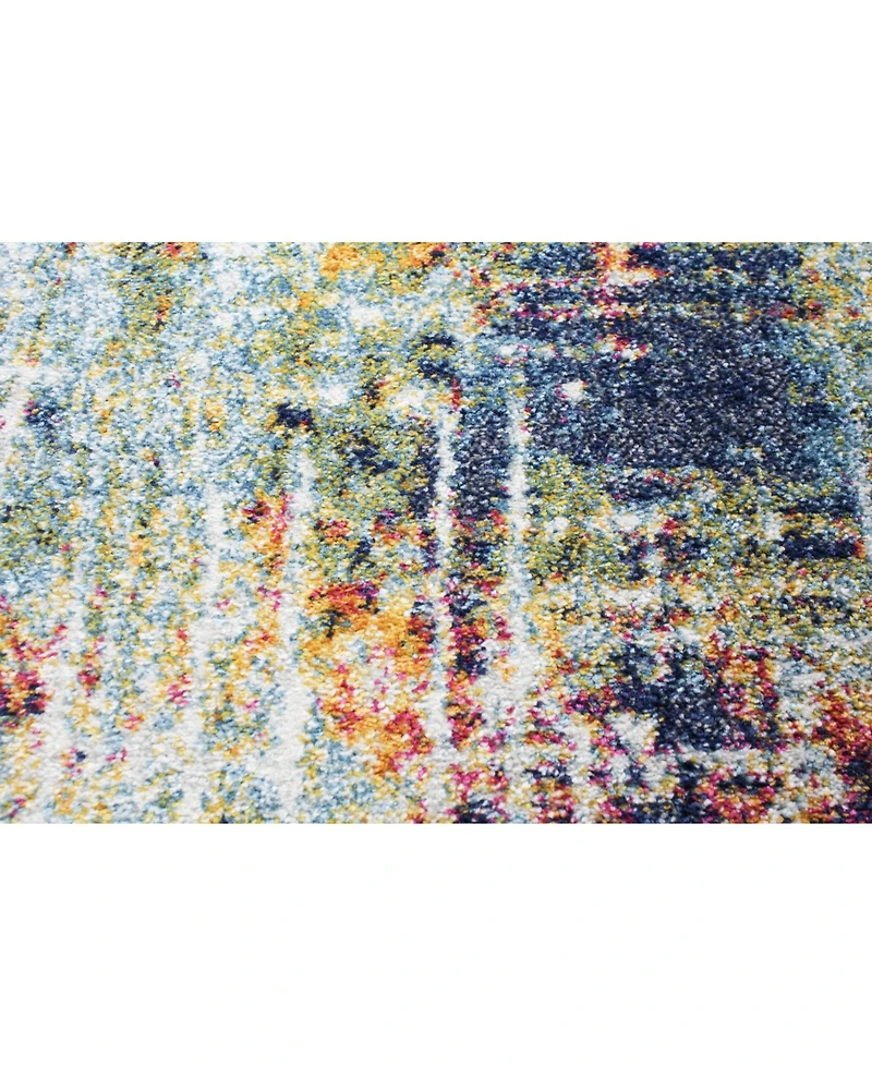 Bashian Medley Dev-01 Multi 5' x 7'6" Area Rug