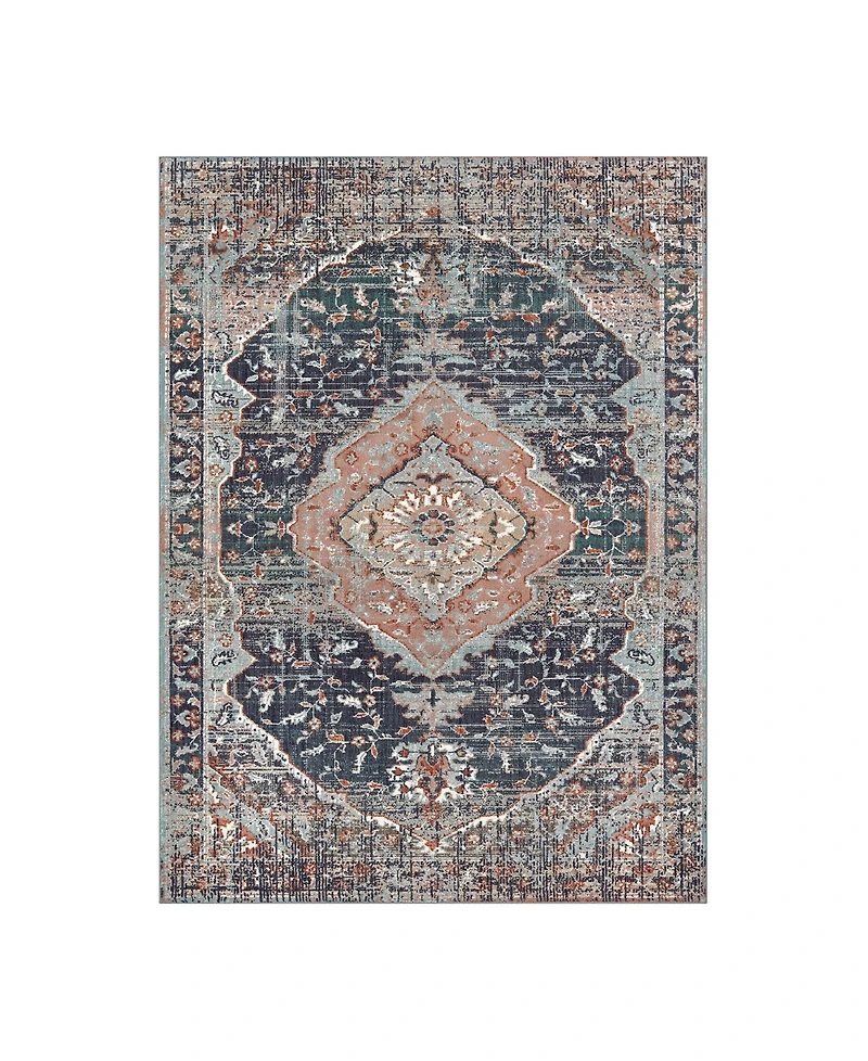 Closeout! Karastan Soiree Solace Indigo 5'3" x 7'10" Area Rug