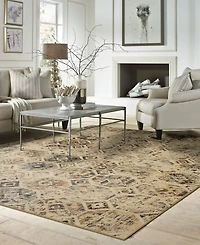 Closeout! Karastan Elements Tunis Beige 8' x 8' Round Area Rug