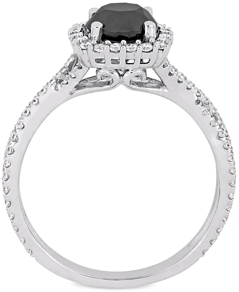Diamond Halo Engagement Ring (1-1/2 ct. t.w.) 14K Yellow, White or Rose Gold