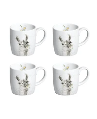 Royal Worcester Wrendale Designs Because I'm Worth it Mug - Set of 4