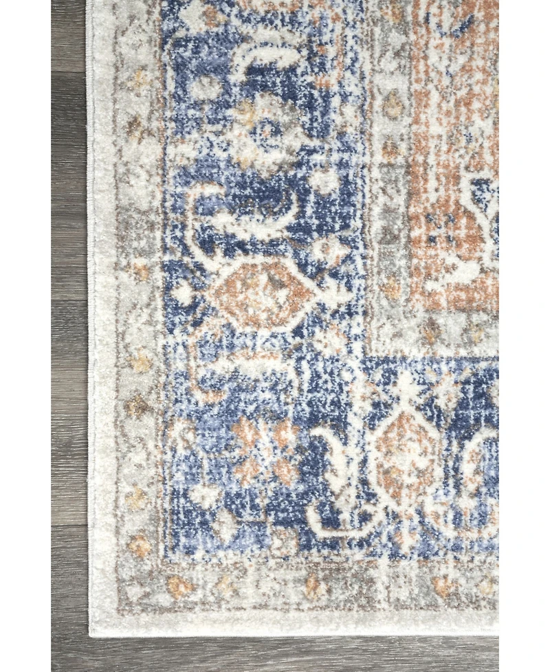 nuLoom Jacquie RZAB07B Blue 5' x 7'5" Area Rug