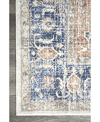 nuLoom Jacquie RZAB07B Blue 5' x 7'5" Area Rug
