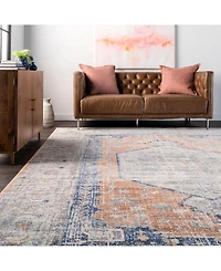 nuLoom Jacquie RZAB07A Peach 8' x 10' Area Rug