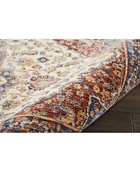 Closeout! Nourison Home Lagos LAG04 Cream 2'3" x 7'6" Runner Rug