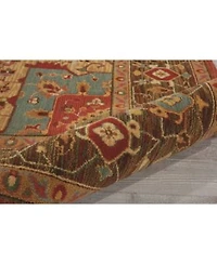 Nourison Home Living Treasures Li01 Rust Rug