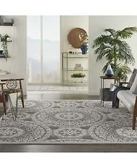 Nourison Home Key Largo KLG03 Taupe 8'10" x 11'10" Outdoor Area Rug