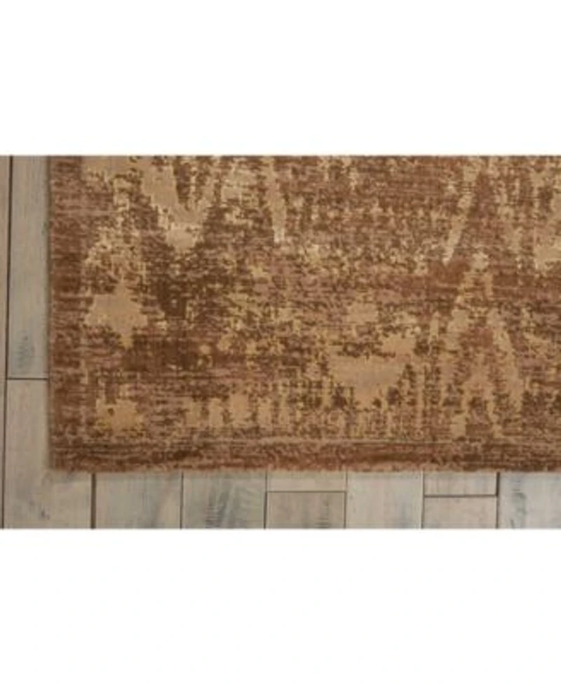 Nourison Home Silken Allure Slk17 Chocolate Rug