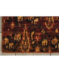 Closeout! Nourison Home Rhapsody RH014 Paprika 7'9" x 9'9" Area Rug