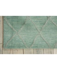 Nourison Home Lunette Lnt01 Aqua Rug