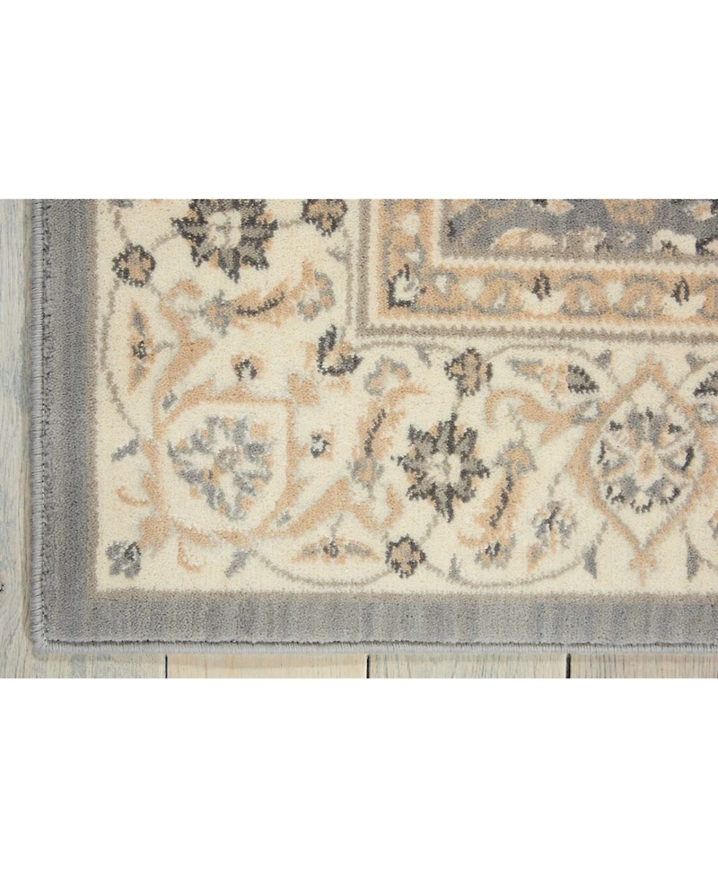 Nourison Home Persian Empire PE26 Silver 5'3" x 7'5" Area Rug