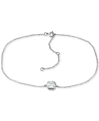 Giani Bernini Cubic Zirconia Bezel Ankle Bracelet, Created for Macy's