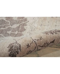 Nourison Home Aldora ALD09 Sand 5'6" x 8' Area Rug