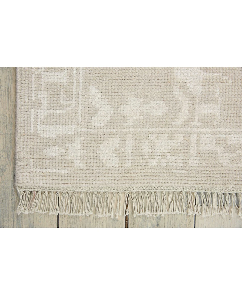 Nourison Home Elan ELN02 Silver 5'6" x 8' Area Rug