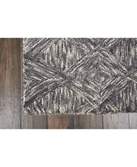 Nourison Home Interlock Lnk01 Charcoal Rug