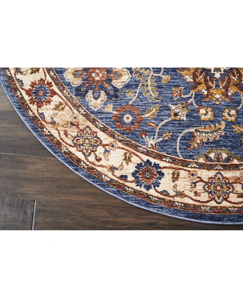 Closeout! Nourison Home Lagos LAG04 Blue 5'3" x 7'6" Area Rug