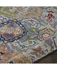 Nourison Home Ankara Global ANR12 Gray and Multi 7'10" x 9'10" Area Rug