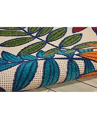 Nourison Home Aloha ALH18 Multi 6' x 9' Outdoor Area Rug